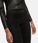 Замшевые брюки скинни Jacky STOULS, черный - фото 4