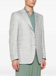 Пиджак в клетку Canali, серый - фото 3