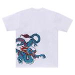 Футболка BAPE Tiger And Dragon Tee, White - фото 2