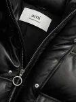 Пуховик на молнии AMI Paris, черный - фото 6