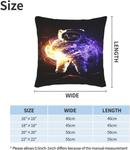 BURLOE Чехлы для подушек плед космонавт White - фото 2