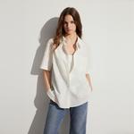 ELLE Рубашка Women's White Lapel Moderate - фото 6