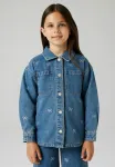 Джинсовая куртка Name It, Medium Blue Denim - фото 2