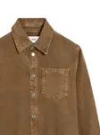 Рубашка на пуговицах AMI Paris, коричневый - фото 2