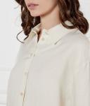 Рубашка Patrizia Pepe Relaxed Fit, экрю - фото 4