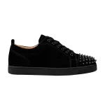 Кроссовки Christian Louboutin Junior Flat Black, черный - фото