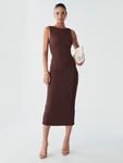 Платье BWLDR Suny, коричневый - фото 4