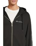 Толстовка Armani Exchange Signature Logo Zip Up Sweatshirt, черный - фото 4