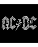 Мужская худи с принтом AC/DC LA Pop Art, черный - фото 2