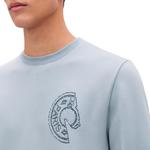 HERMES Свитшот мужской ледяной синий - фото 6