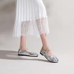 Туфли Мэри Джейн женские Pt'Son, серебряный - фото 13