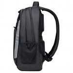 Samsonite Черный рюкзак мужской средний с тканевой спинкой - фото 3