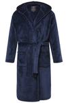JP1880 Длинный халат в цвете navy - фото