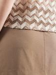 Вязаный топ VERO MODA VMTIKKA, Dark beige - фото 3
