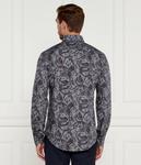 Рубашка мужская Van Laack облегающего кроя с принтом, серый - фото 3