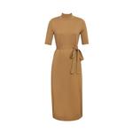 Шерстяная вязаная юбка Deep Breath, черный - фото 3