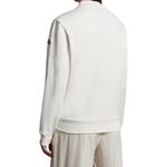 Трикотажная женская белая футболка Moncler - фото 4