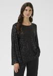 Блуза Cream CRDIDDI BLOUSE SEQUINS, Pitch Black/Black - фото