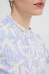 Хлопковая рубашка Fredia Munthe, синий - фото 5