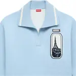 Поло с нашивкой KENZO, синий - фото 3