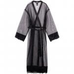 Calvin Klein SS25 Халат для сна женский Space Black - фото 3