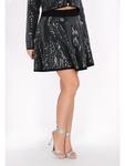 Мини-юбка faina, черный - фото 3