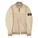 Куртка logo patch zipped bomber jacket 'dove grey' Stone Island, серый - фото