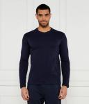 Лонгслив Ea7 Regular Fit, синий - фото