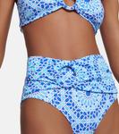 Плавки бикини Dorit с принтом ALEXANDRA MIRO, синий - фото 4