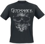 Футболка Godsmack Smoking Skull, черный - фото
