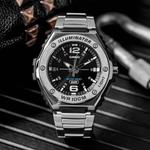 Часы Casio Illuminator Analog Watch 'Silver Black', цвет silver - фото 2