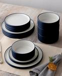 Набор из 4 салатных тарелок Colortex Stone Stax Noritake, Navy - фото 8