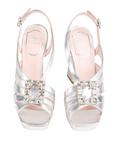 Сандалии Roger Vivier, серебряный - фото 4
