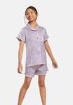 Пижама REGULAR FIT SET Lipsy, цвет Lilac Purple Bow Jacquard - фото