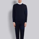 THOM BROWNE Свитер мужской темно-синий - фото 4