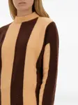 Полосатый свитер Alysi, коричневый - фото 4