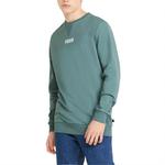 PUMA Свитшот мужской аква синий - фото 4