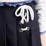 Плиссированная мини-юбка drill PRADA, синий - фото 6