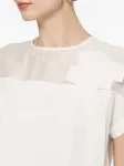 Блузка с бантом NISSA, белый - фото 5