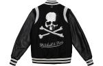 Бейсбольная куртка Mastermind Japan X Mastermind World X Mastermind Joint Series унисекс черного цвета Mitchell Ness - фото 2