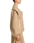 Куртка с широким воротником Co, бежевый - фото 4