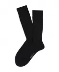 Носки до колена из хлопка пима Marcoliani, черный - фото