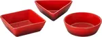 Набор посуды Le Creuset Stoneware, 3 предмета, красный - фото