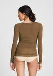 Топ GAI+LISVA AMALIE SOLID, Kangaroo/Brown - фото 2
