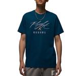 Футболка мужская синяя Jordan, синий - фото