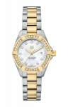Часы Tag Heuer Aquaracer с золотом и бриллиантами 27 мм - фото