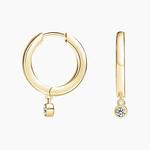 Серьги-Хаги с бриллиантами Brilliant Earth - фото 3