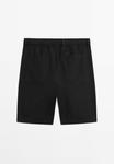 Шорты LIGHTWEIGHT BERMUDA Massimo Dutti, черный - фото 2