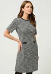 Платье M&Co Jumper dress, Black/Anthracite - фото