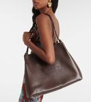 Кожаная сумка-тоут Libra Medium Etro, цвет marrone - фото 2